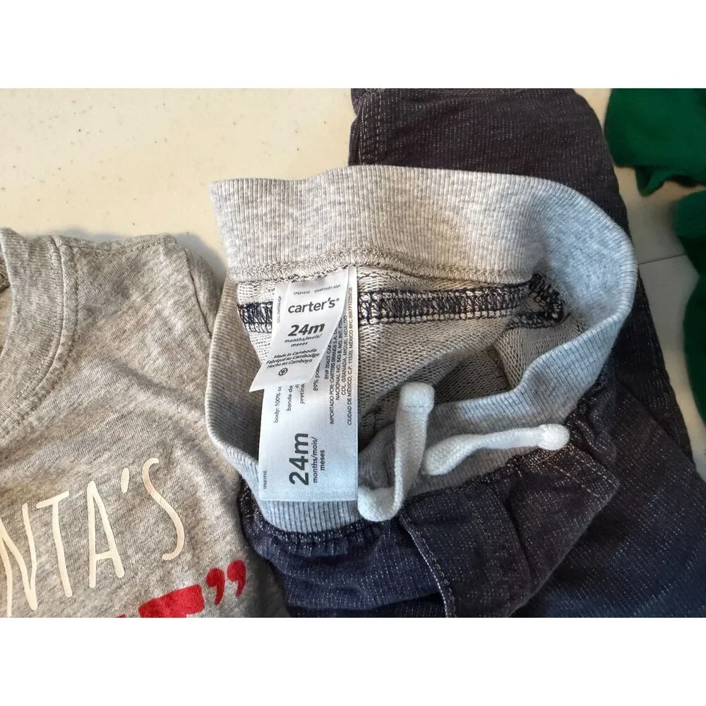 24month/2t Christmas/penguin clothing lot- 5 piece bundle